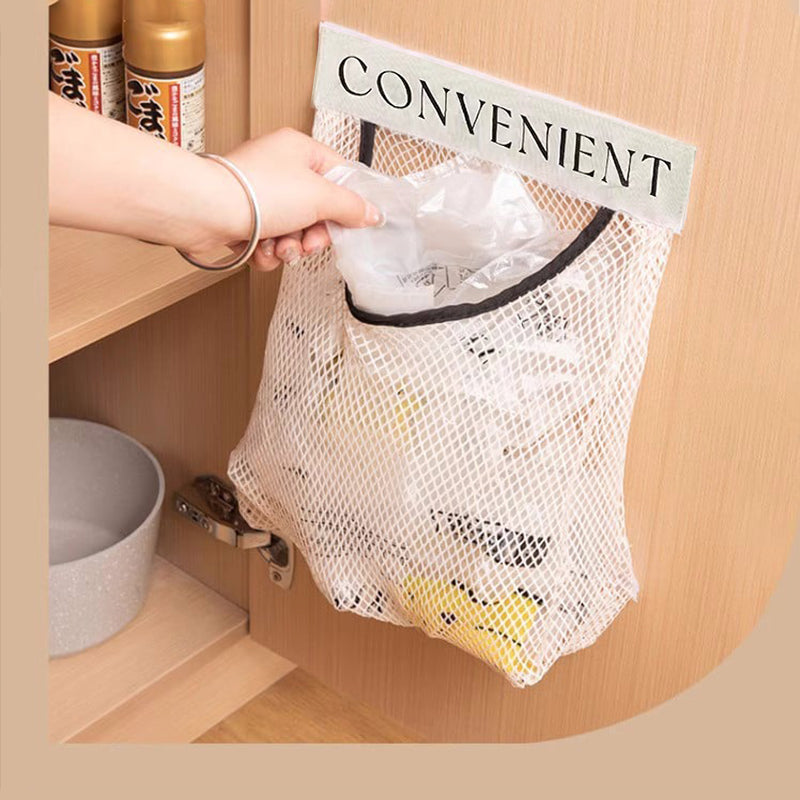 Multi-purpose mesh bag for hanging